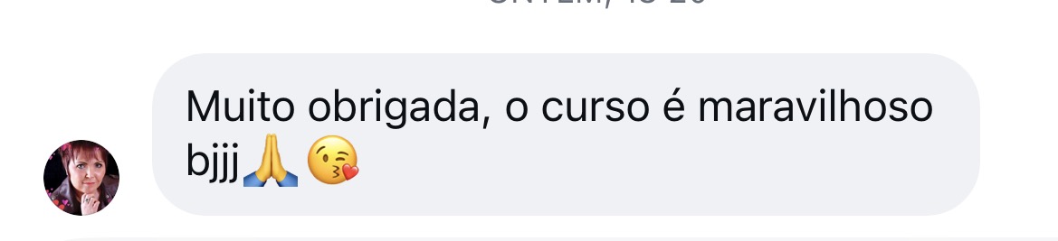 Depoimento de aluna