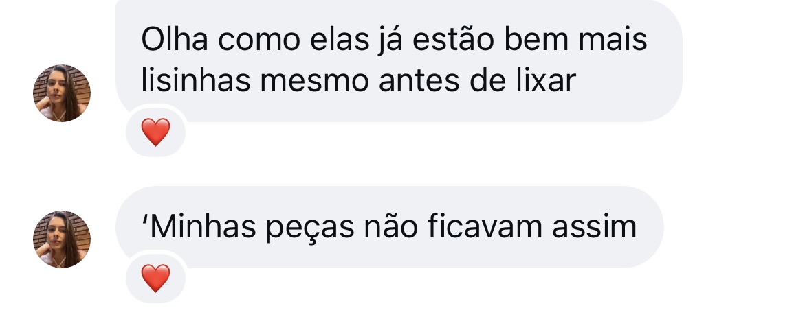 Depoimento de aluna