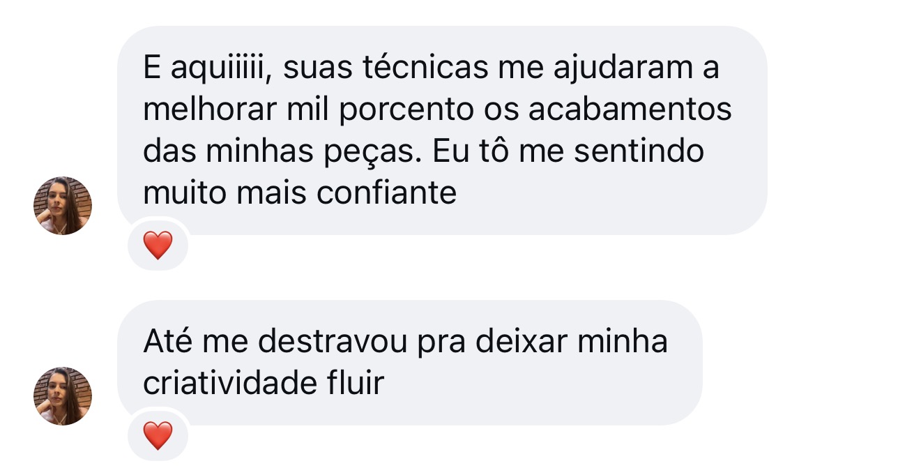 Depoimento de aluna
