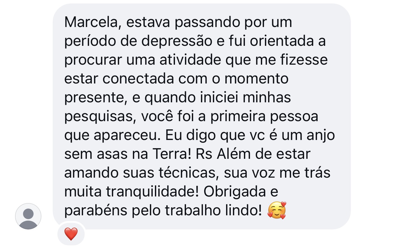 Depoimento de aluna